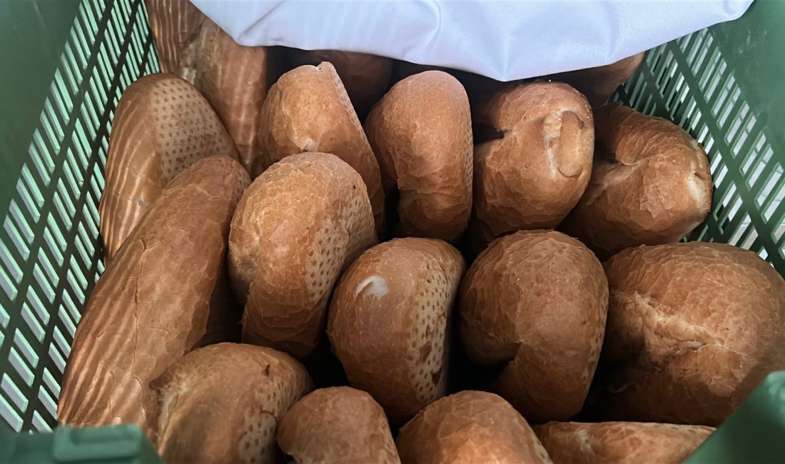 Hatay’ın Dörtyol ilçesinde bir hayırseverin belediyeye bağlı 16 halk ekmek
