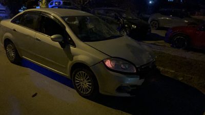 Eskişehir’in Odunpazarı ilçesinde 17 yaşındaki ehliyetsiz sürücünün kullandığı otomobilin bisiklete