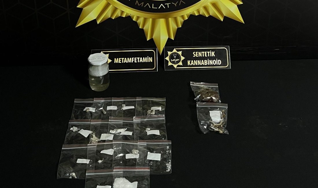 Malatya İl Emniyet Müdürlüğü ekiplerinin Yeşilyurt ilçesinde gerçekleştirdiği titiz operasyonla