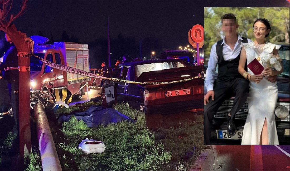 Burdur’da henüz altı ay önce dünya evine giren genç çiftin