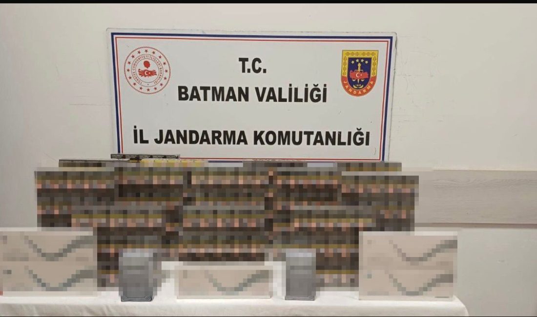 Batman’ın Hasankeyf ilçesinde jandarma ekipleri tarafından gerçekleştirilen dev operasyonun sonuçları