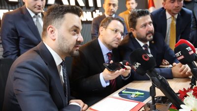 Adalet Bakanı Akın Gürlek’in Nevşehir ziyareti sırasında gerçekleşen sürpriz telefon