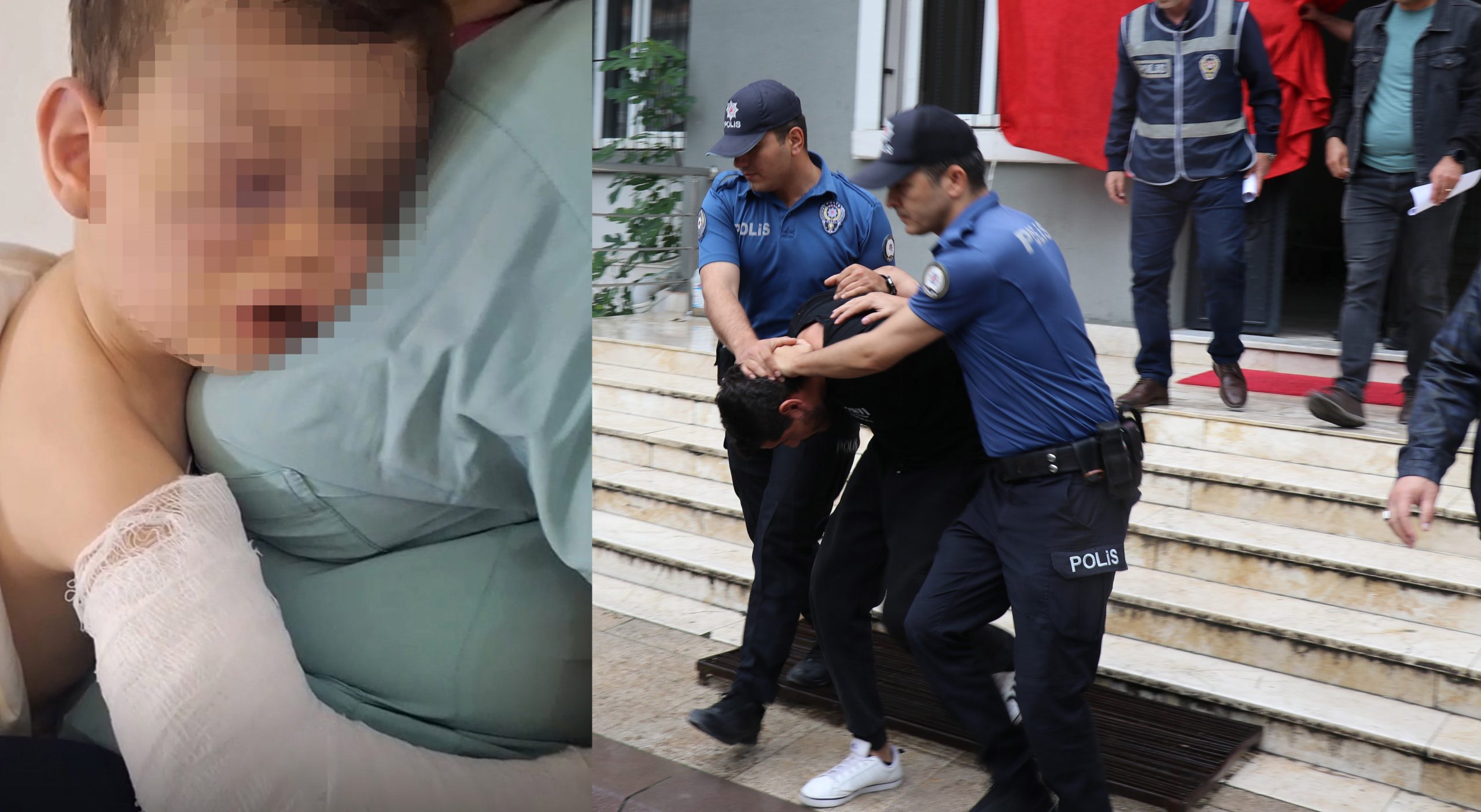 Denizli’nin Sarayköy ilçesinde henüz 2 yaşındaki Aren bebeğin feci şekilde