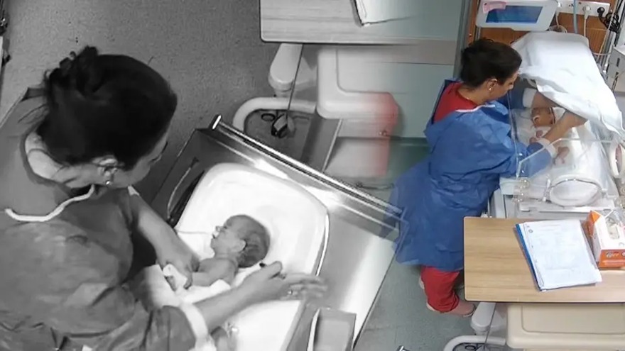 Kahramanmaraş’ta yoğun bakım ünitesinde korumasız bir bebeğe dakikalarca şiddet uygulayarak