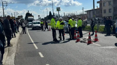 İzmir’in Torbalı ilçesinde meydana gelen ve yürekleri ağza getiren trafik