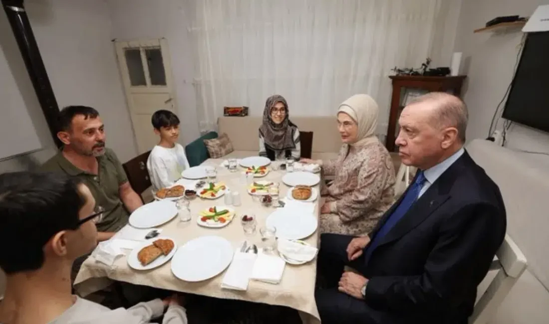 Cumhurbaşkanı Recep Tayyip Erdoğan ve eşi Emine Erdoğan, Ramazan ayının