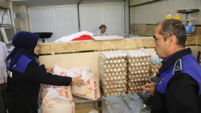 Şanlıurfa’nın Haliliye ilçesinde Ramazan ayı dolayısıyla artan tatlı üretimine yönelik