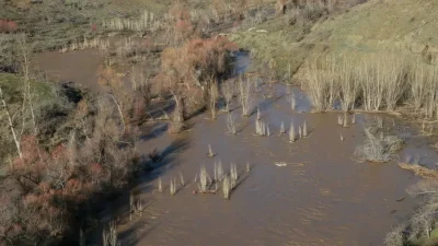Konya’da etkili olan yoğun kar yağışlarının ardından aniden ısınan hava