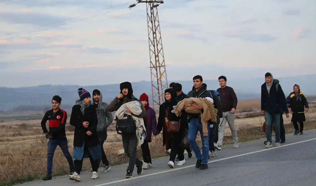 Trakya Bölgesi’nde düzensiz göçle mücadele kapsamında yürütülen kararlı operasyonlar neticesinde