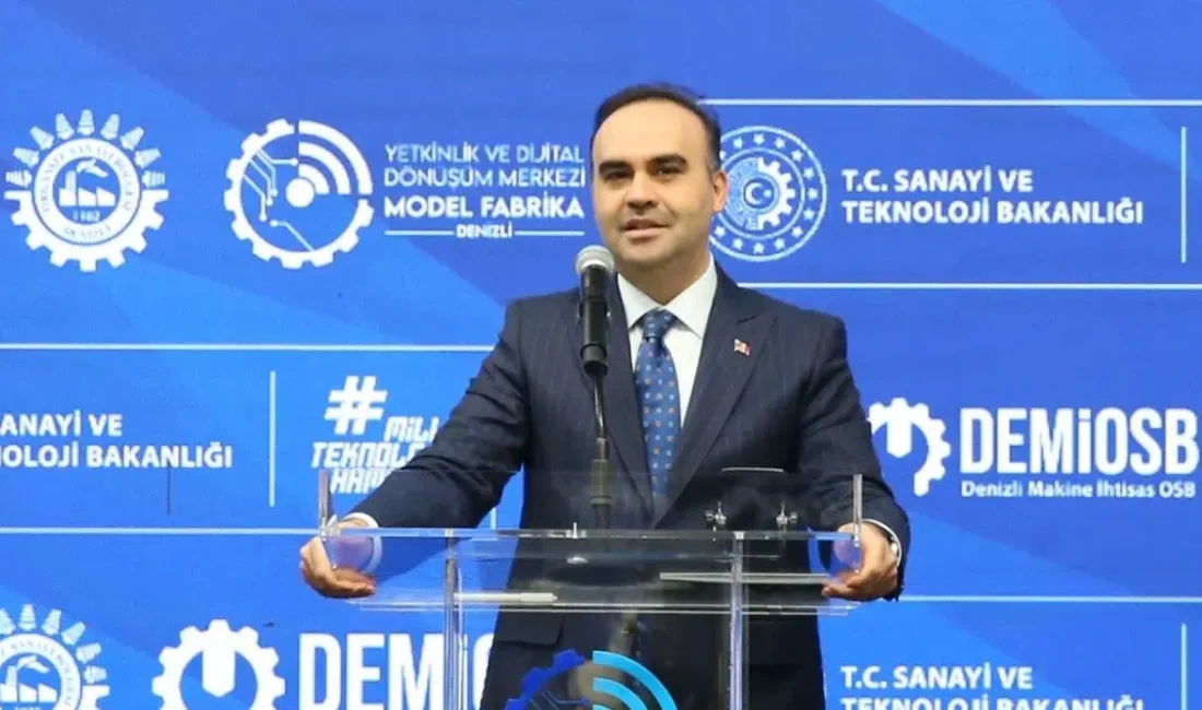 Sanayi ve Teknoloji Bakanı Mehmet Fatih Kacır, üretim dünyasını heyecanlandıran