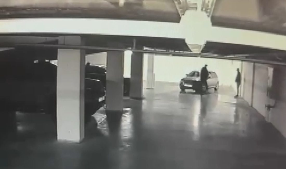 İstanbul Bakırköy’de bir sitenin otoparkında gerçekleşen ve duyanları hayrete düşüren