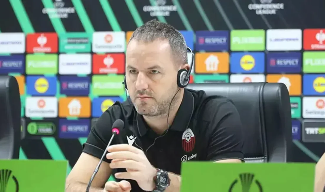 UEFA Konferans Ligi Son 16 play-off turu rövanş mücadelesi öncesinde