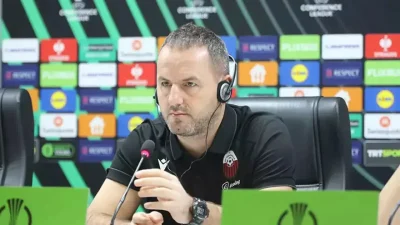 UEFA Konferans Ligi Son 16 play-off turu rövanş mücadelesi öncesinde