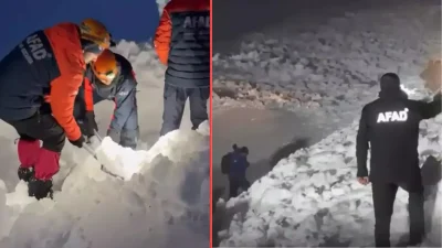 Ağrı’nın Eleşkirt ilçesinde bozulan verici istasyonunu onarmak için yola çıkan