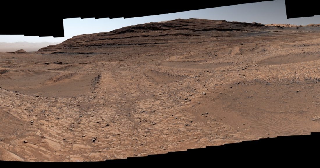 NASA’nın Curiosity keşif aracı, Mars’ın yörüngesinden bakıldığında devasa bir örümcek