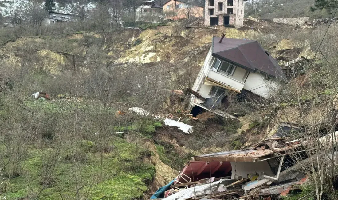 Ordu’nun Fatsa ilçesinde etkili olan şiddetli sağanak yağışın ardından İslamdağ
