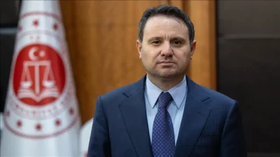 Adalet Bakanı Akın Gürlek, bakanlık bünyesinde gerçekleşen yeni üst düzey