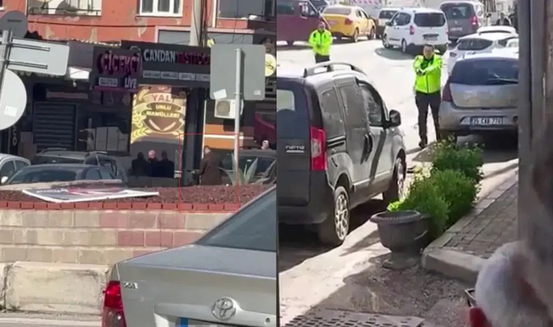 İzmir’in Karabağlar ilçesinde aralarında husumet bulunan şahsın iş yerine pompalı