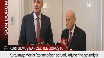 Türkiye Büyük Millet Meclisi Başkanı Numan Kurtulmuş, yeni anayasa çalışmaları