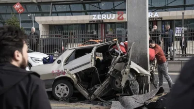 Ankara’nın en işlek noktalarından biri olan Çankaya’da sabahın erken saatlerinde