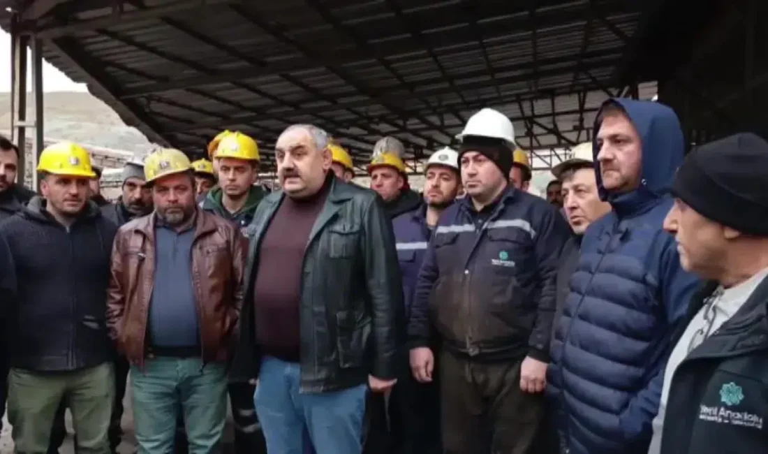 Amasya’nın Merzifon ilçesinde faaliyet gösteren Yeni Anadolu Madencilik bünyesinde çalışan