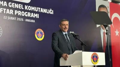 İçişleri Bakanı Mustafa Çiftçi, JÖAK personelinin iftar sofrasına konuk olarak