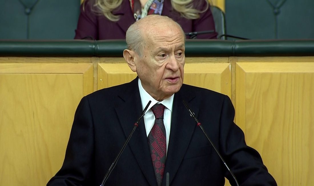 MHP Genel Başkanı Devlet Bahçeli, partisinin grup toplantısında “Terörsüz Türkiye”