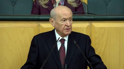 MHP Genel Başkanı Devlet Bahçeli, partisinin grup toplantısında “Terörsüz Türkiye”