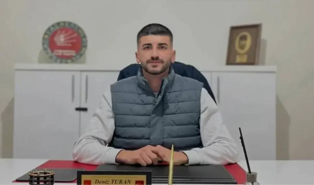 Cumhuriyet Halk Partisi (CHP) Erzincan Gençlik Kolları Başkanı Deniz Turan,