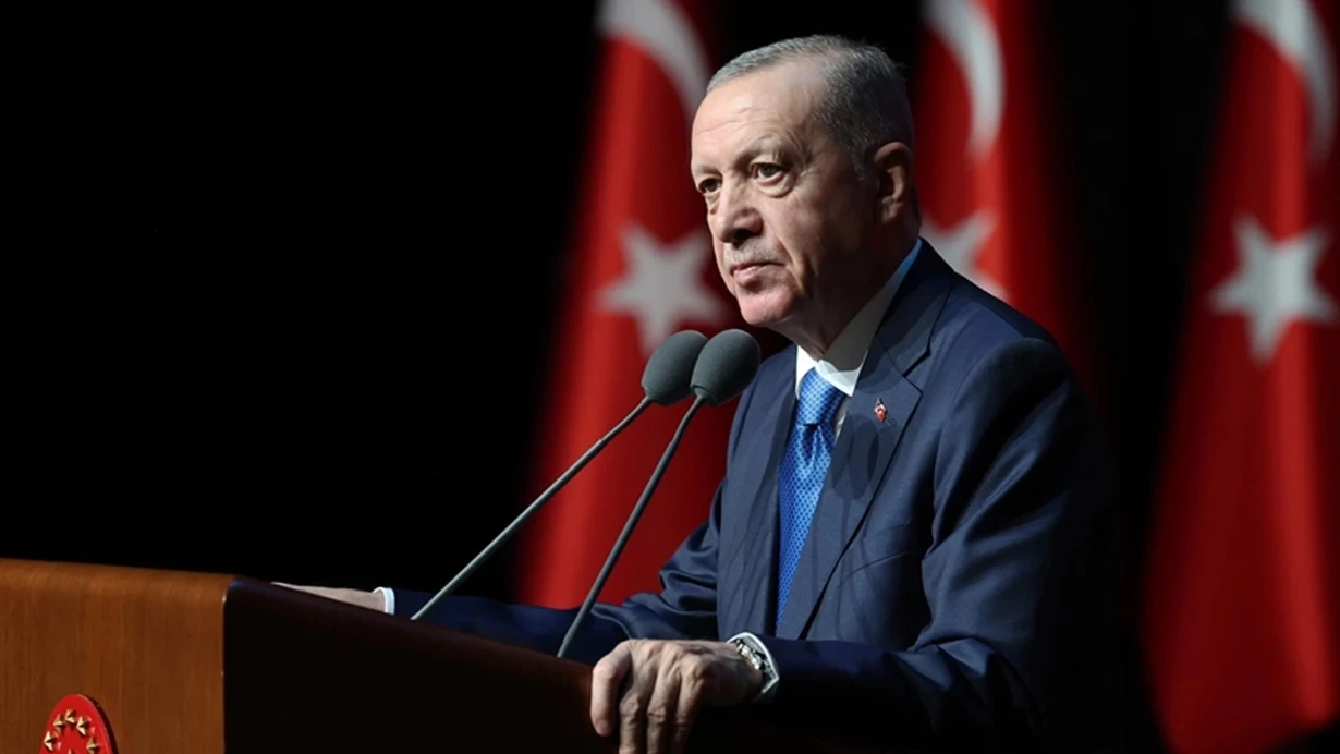 Cumhurbaşkanı Recep Tayyip Erdoğan, Beştepe’de bir araya geldiği güvenlik güçlerine