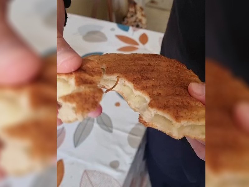 Bursa’nın Nilüfer ilçesinde fırından aldığı ekmekle sahur hazırlığı yapmak isteyen