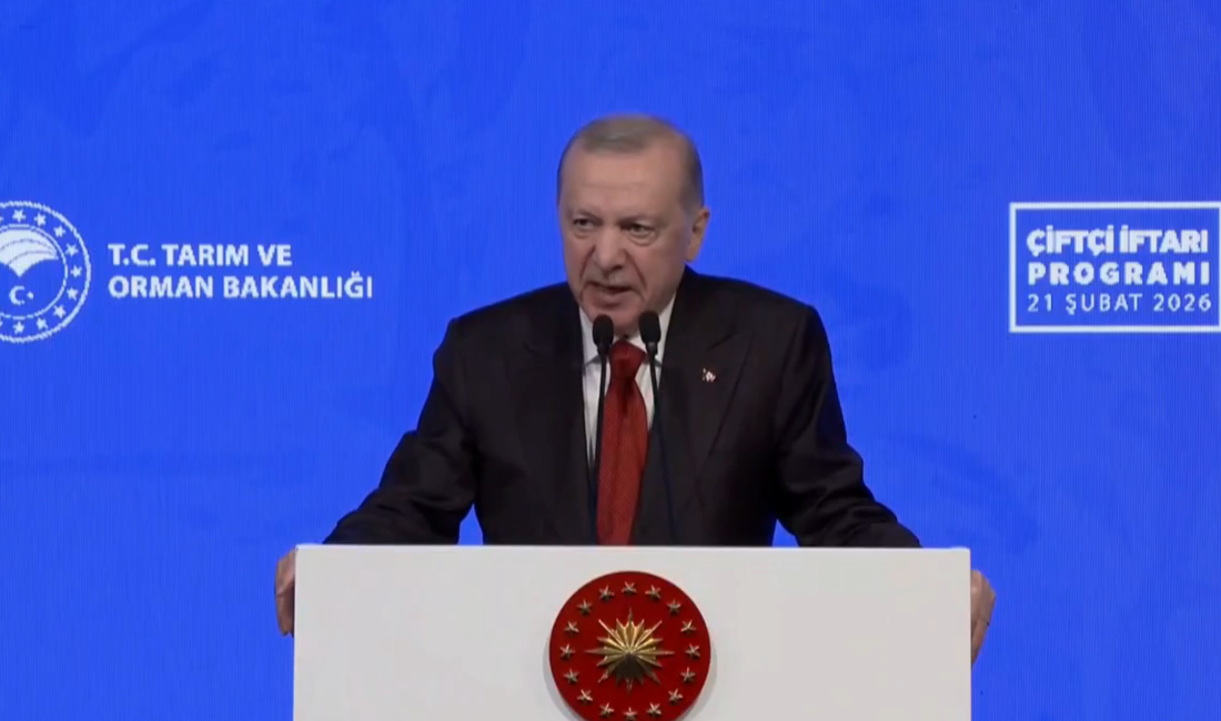 Cumhurbaşkanı Recep Tayyip Erdoğan, Haliç Kongre Merkezi’nde düzenlenen iftar programında