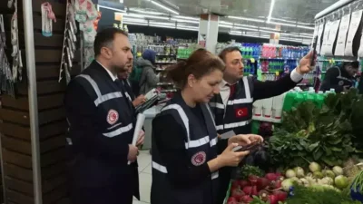 Ticaret Bakanlığı tarafından İstanbul genelinde gerçekleştirilen geniş kapsamlı denetimlerde market