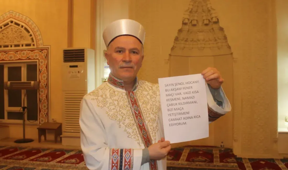 Giresun’un Görele ilçesinde teravih namazı öncesi cami imamına bırakılan “Bu