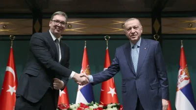Cumhurbaşkanı Recep Tayyip Erdoğan, Sırbistan Cumhurbaşkanı Aleksandar Vucic ile düzenlediği