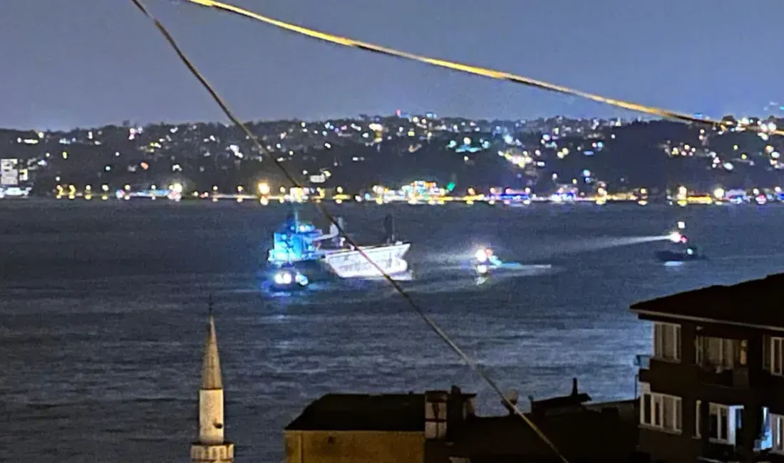 Sarıyer açıklarında geçtiğimiz günlerde karaya oturarak büyük bir tehlike atlatan