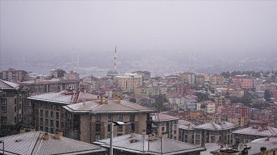 İstanbul, Sibirya kökenli yeni bir soğuk hava dalgasının etkisi altına