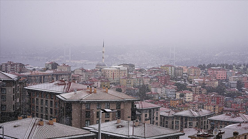 İstanbul, Sibirya kökenli yeni bir soğuk hava dalgasının etkisi altına