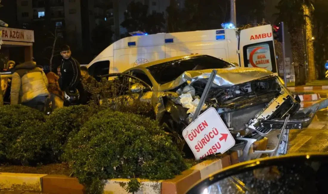 Adana’nın Kozan ilçesinde meydana gelen ve yürekleri ağza getiren trafik