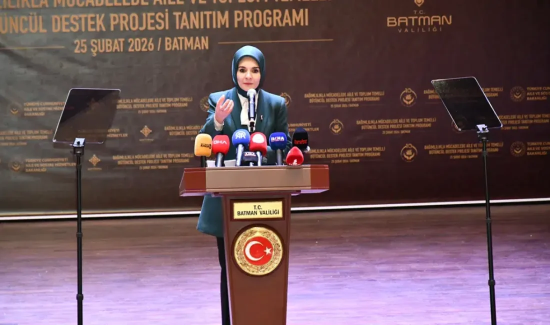 Aile ve Sosyal Hizmetler Bakanı Mahinur Özdemir Göktaş, Batman’da hayata