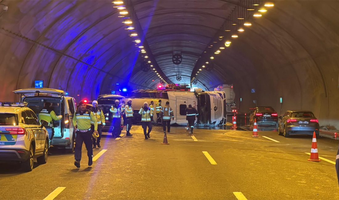 İstanbul Çatalca mevkisinde Kuzey Marmara Otoyolu’nun en kritik noktalarından biri