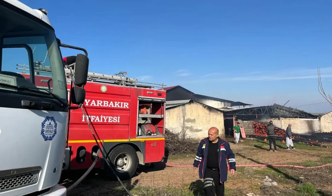 Diyarbakır’ın Bismil ilçesinde faaliyet gösteren bir plastik fabrikasında çıkan ve