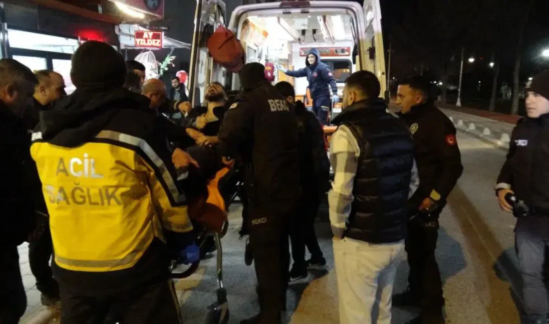 Malatya’nın Yeşilyurt ilçesinde cadde üzerinde karşılaşan iki husumetli arasındaki gerginlik