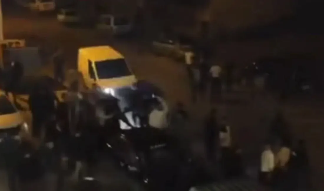 Gaziantep’te iki grup arasında başlayan gerginlik kısa sürede bıçaklı ve