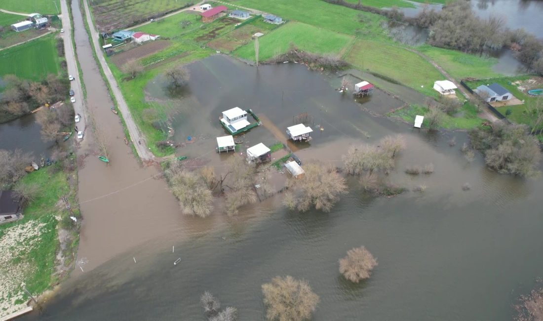 Bursa’nın Nilüfer ilçesinde etkili olan şiddetli sağanak yağışların ardından Ulubat