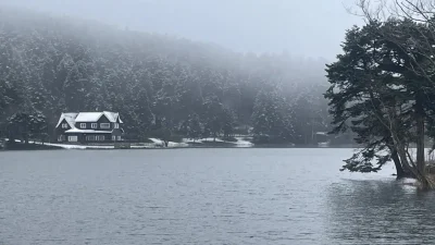 Bolu ve Kocaeli’nin yüksek kesimlerinde etkili olan yoğun kar yağışı