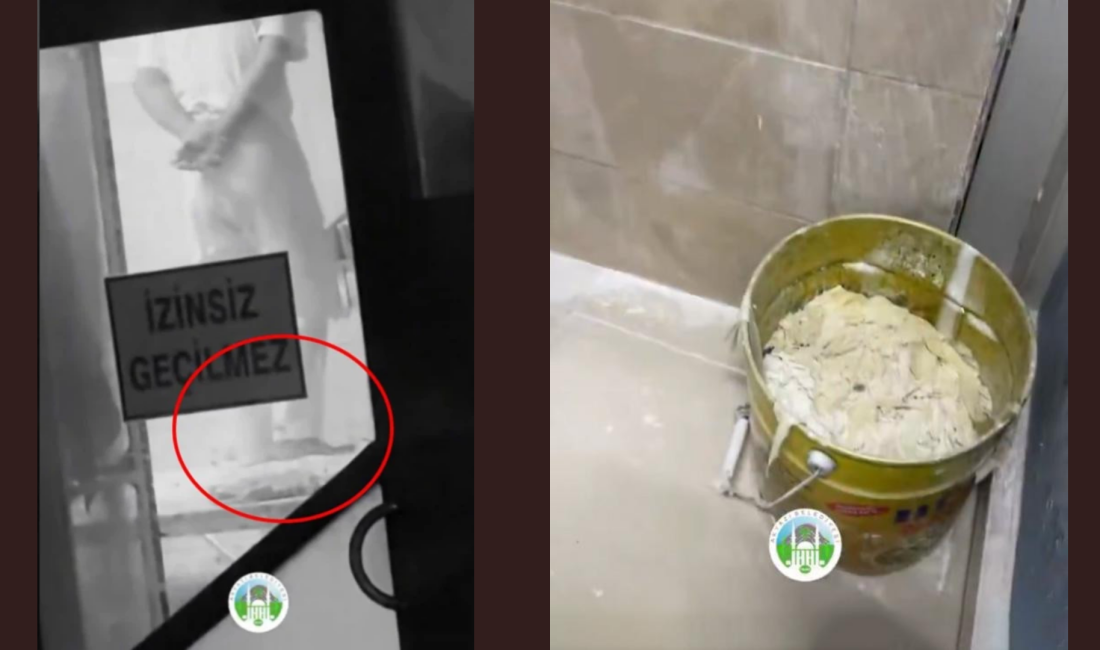 Sakarya’nın Akyazı ilçesinde bir tatlı imalathanesinde kaydedilen ve sosyal medyada