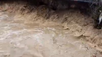 Meşeli Mahallesi sakinlerini tedirgin eden Yalkıdere Çayı’ndaki su seviyesi hareketliliği