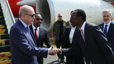 Cumhurbaşkanı Recep Tayyip Erdoğan, çeşitli temaslarda bulunmak üzere gittiği Etiyopya’nın