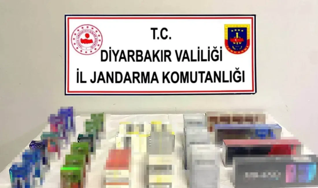 Diyarbakır’da jandarma ekipleri tarafından düzenlenen kapsamlı kaçakçılık operasyonlarında çok sayıda